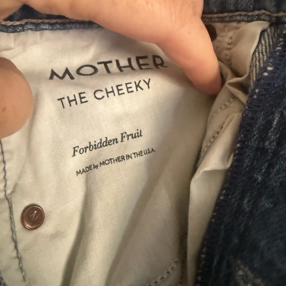 MOTHER Vintage Blue Straight Leg Jeans - Picture 2 of 6